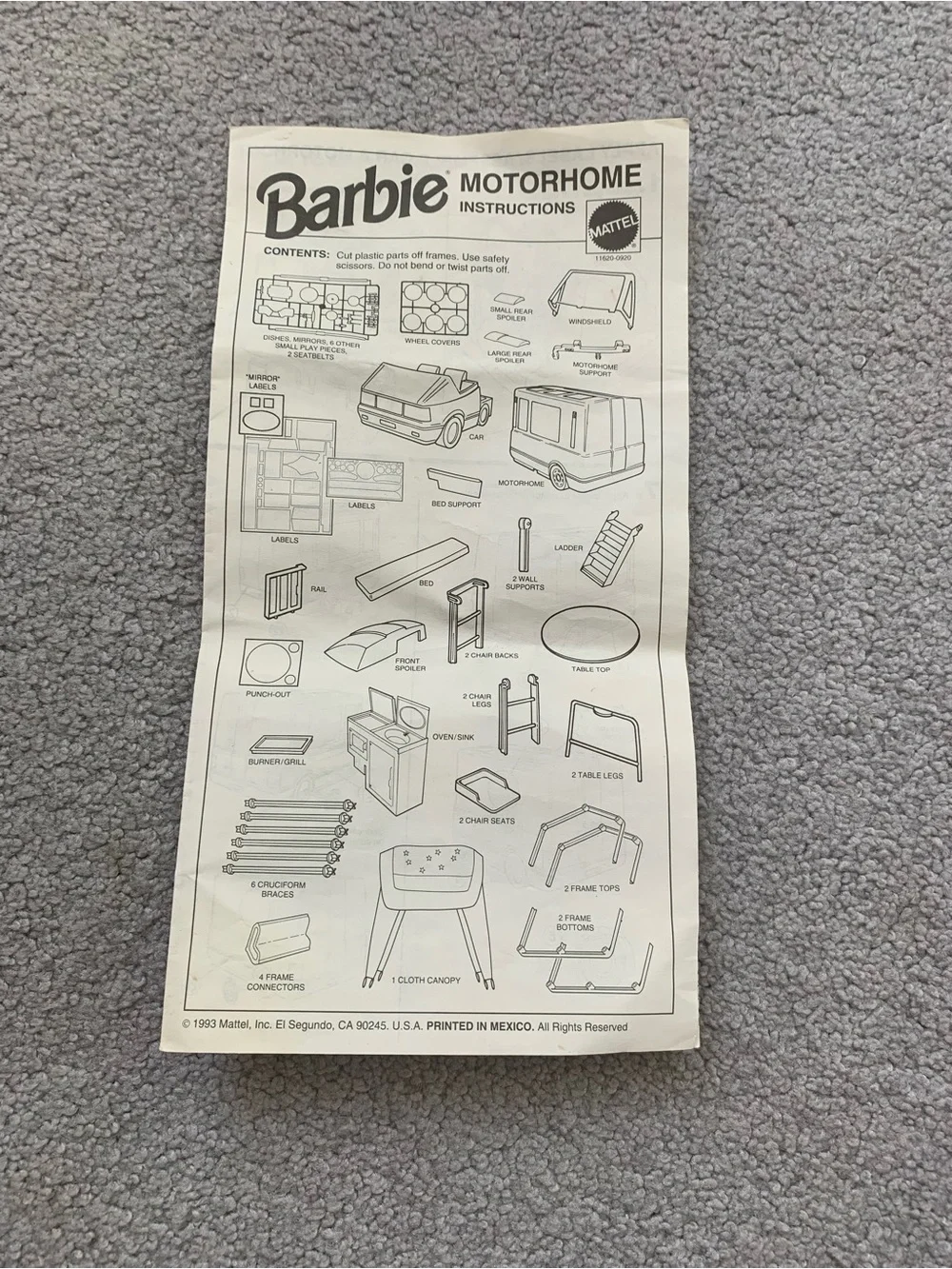 Vintage Barbie Starlight Motorhome 1993